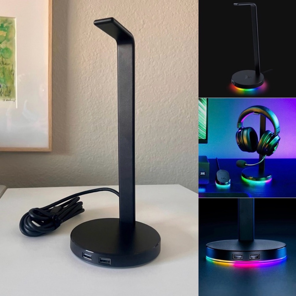RAZER Base Station V2 Chroma RGB Headset Stand w/ USB Hub Black